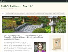 Tablet Screenshot of bethspatterson.com